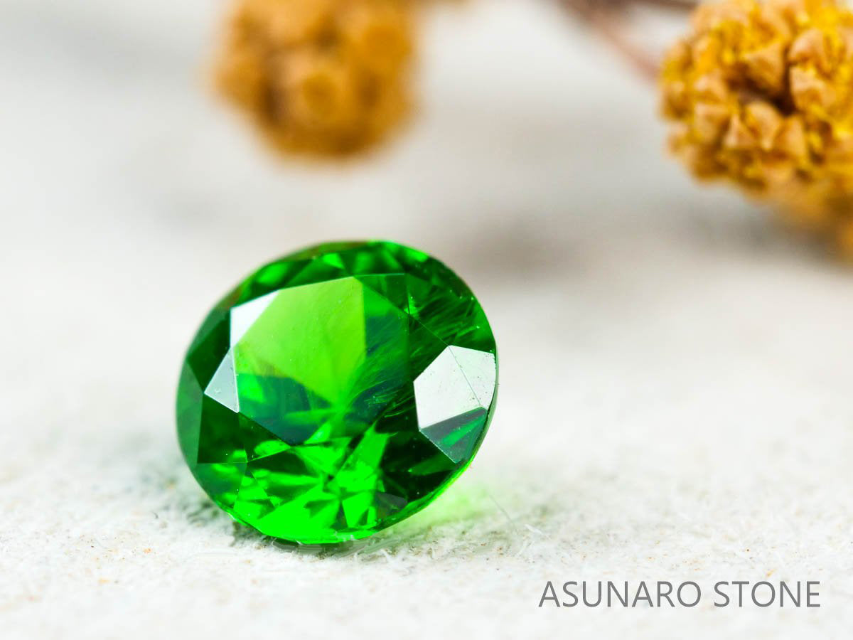 デマントイドガーネット ロシア産 ラウンドカット 0.22ct【211208-530】