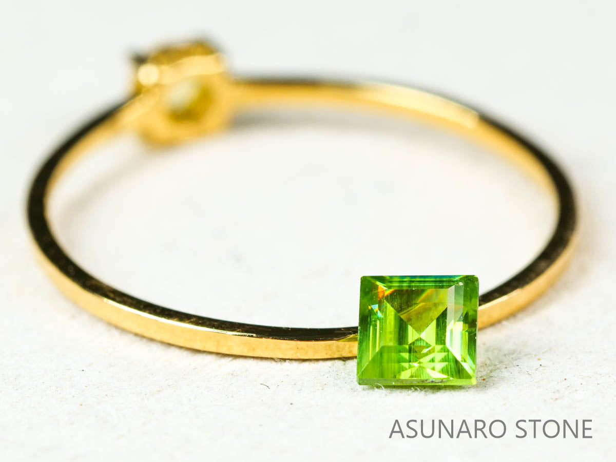 デマントイドガーネット ロシア産 スクエアカット 0.34ct【211215-534】