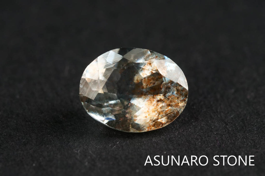 アクアマリンサンストーン　オーバルカット ブラジル産  1.12ct 【211210-552】