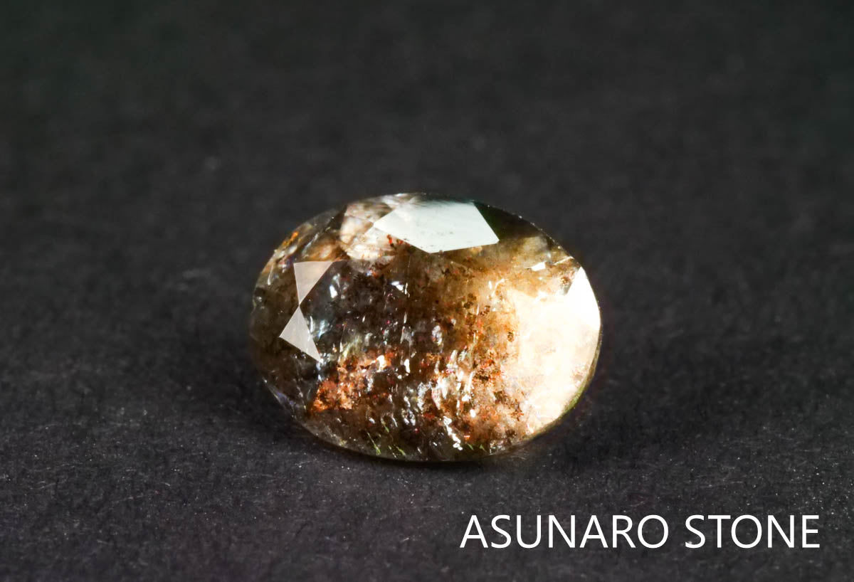 アクアマリンサンストーン　オーバルカット ブラジル産  1.16ct 【211210-554】