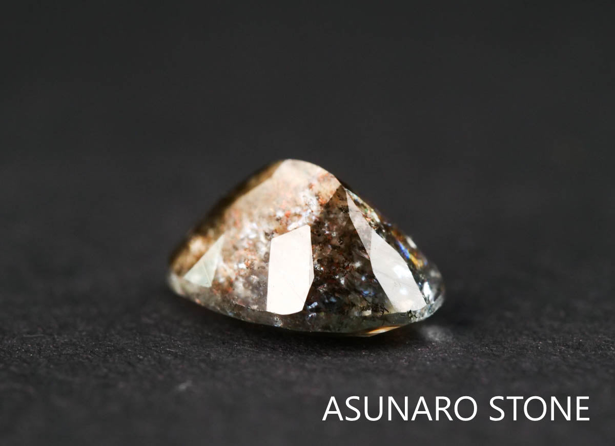 アクアマリンサンストーン　オーバルカット ブラジル産  1.16ct 【211210-554】