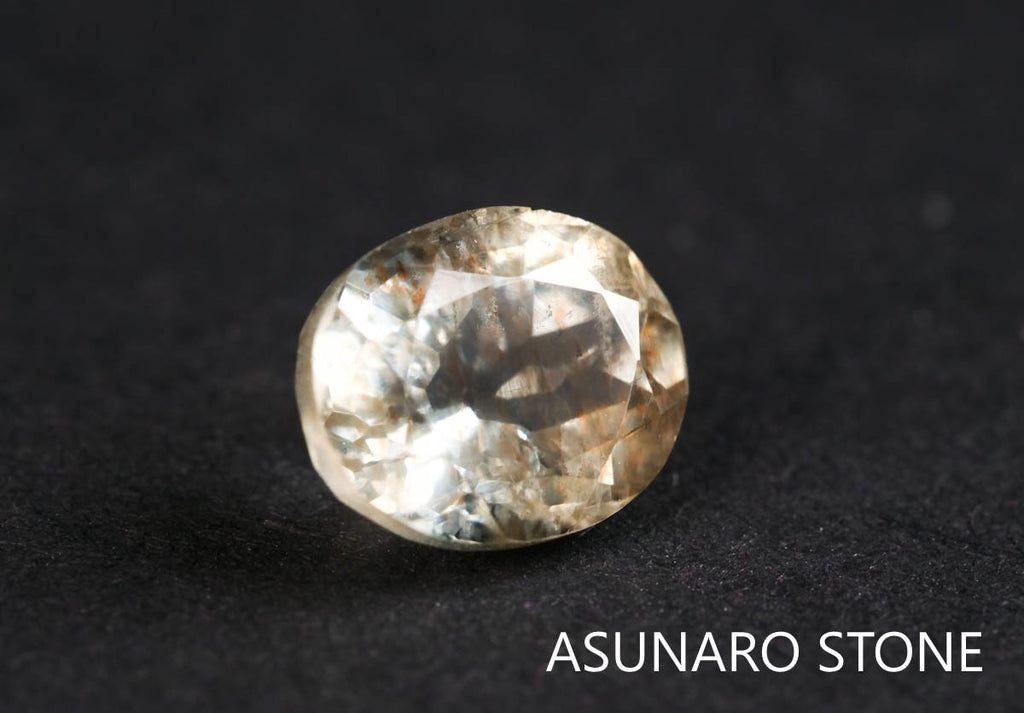 アクアマリンサンストーン　オーバルカット ブラジル産  1.13ct 【211210-555】