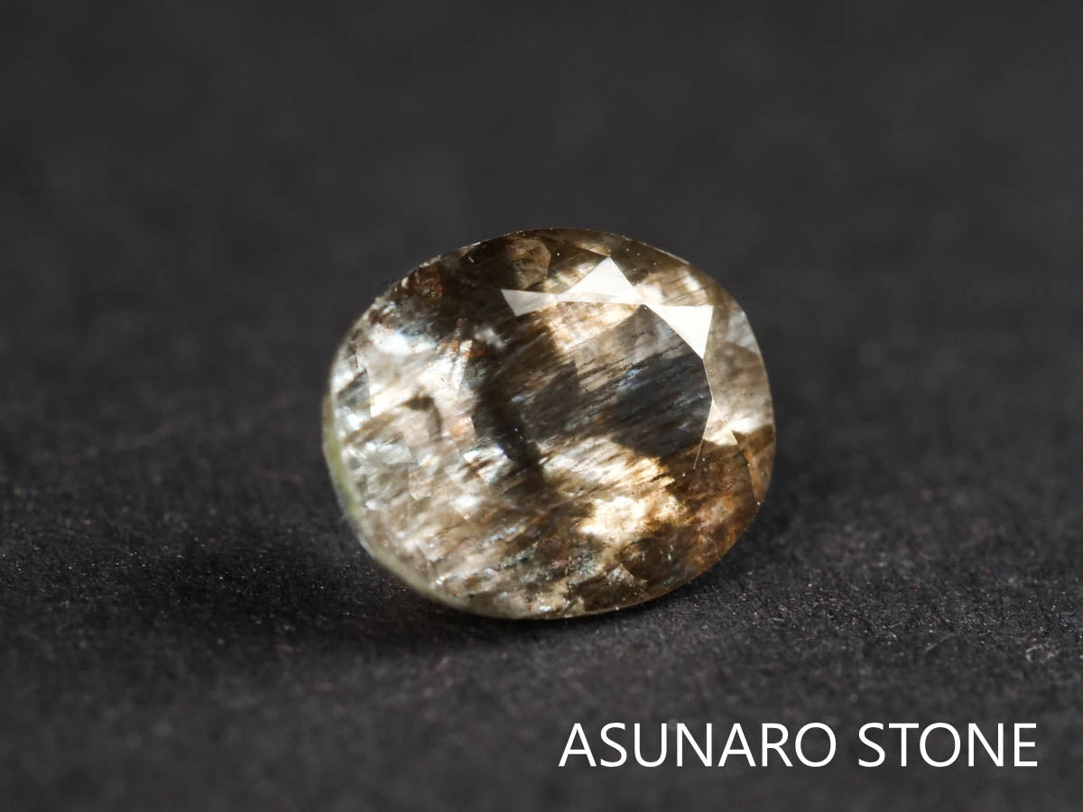 アクアマリンサンストーン　オーバルカット ブラジル産  1.07ct 【211213-558】