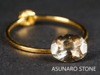 アクアマリンサンストーン　オーバルカット ブラジル産  1.07ct 【211213-558】