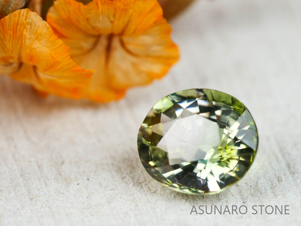 バイカラートリマリン オーバルカット ルワンダ産 0.55ct【211215-567】