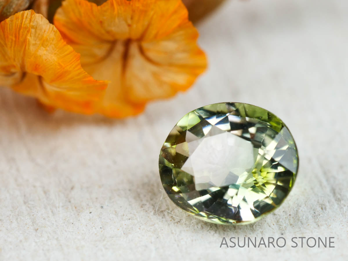 バイカラートリマリン オーバルカット ルワンダ産 0.55ct【211215-567】