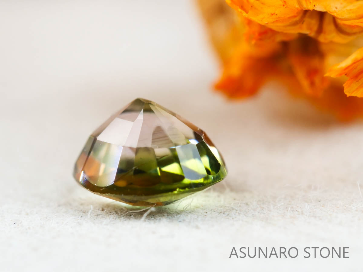 バイカラートリマリン オーバルカット ルワンダ産 0.55ct【211215-567】