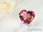 ピンクトルマリン ハートカット ルワンダ産  0.45ct【211220-559】