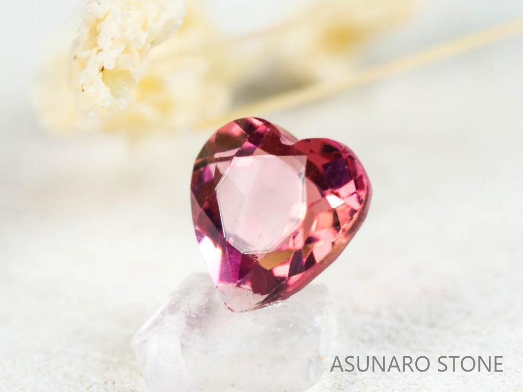 ピンクトルマリン ハートカット ルワンダ産  0.45ct【211220-559】