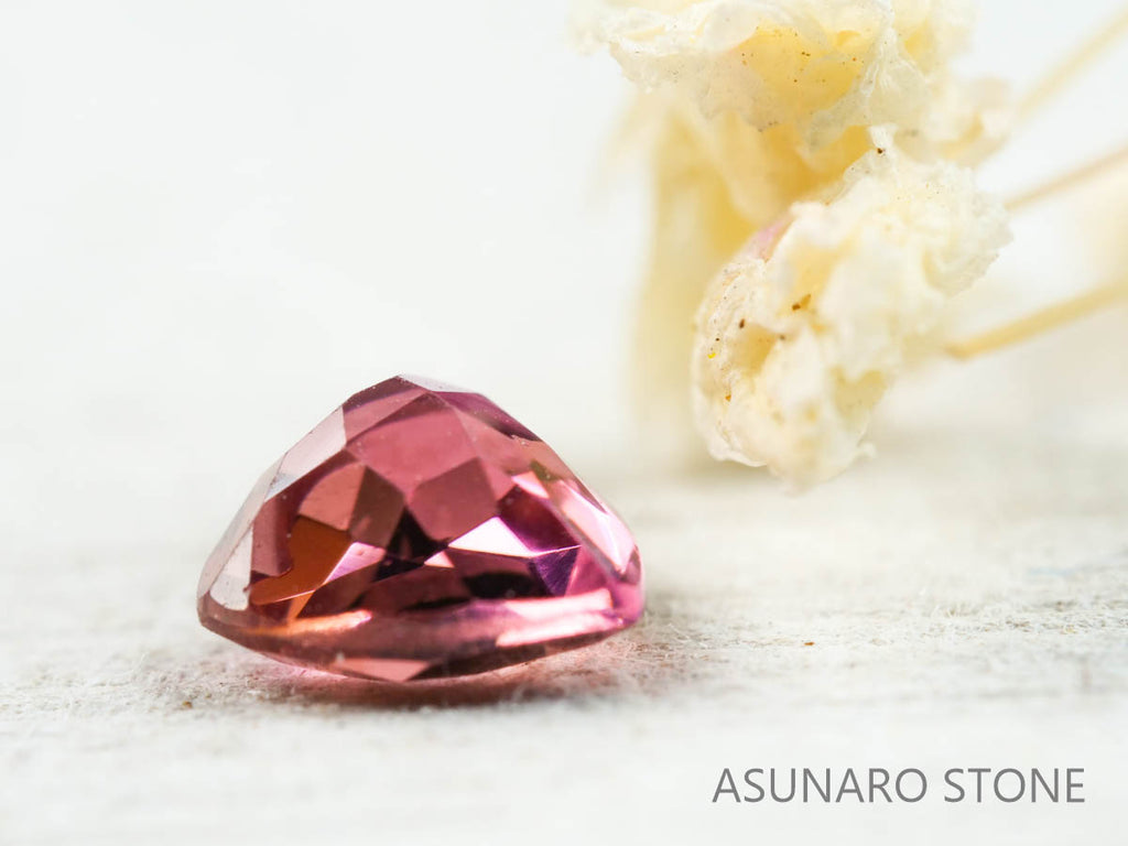 ピンクトルマリン ハートカット ルワンダ産  0.45ct【211220-559】