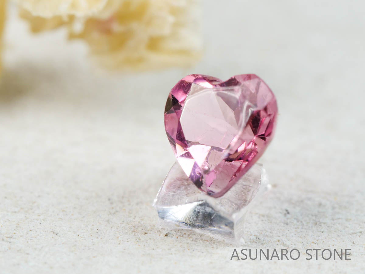 ピンクトルマリン ハートカット ルワンダ産  0.44ct【211220-560】