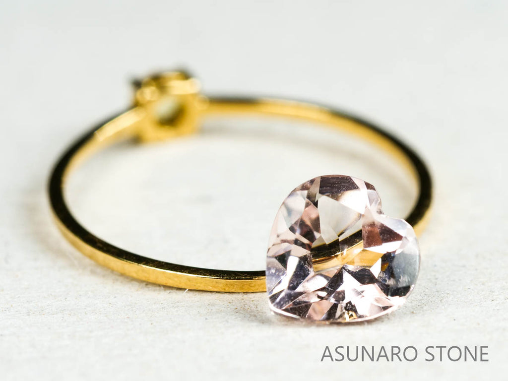モルガナイト ハートカット　ブラジル産　1.09ct　【211213-202】