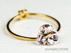 モルガナイト ハートカット　ブラジル産　1.09ct　【211213-202】
