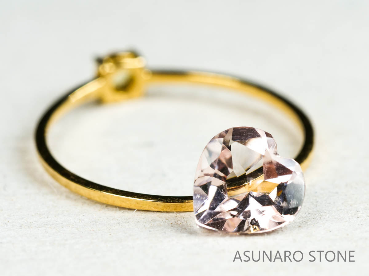 モルガナイト ハートカット　ブラジル産　1.09ct　【211213-202】