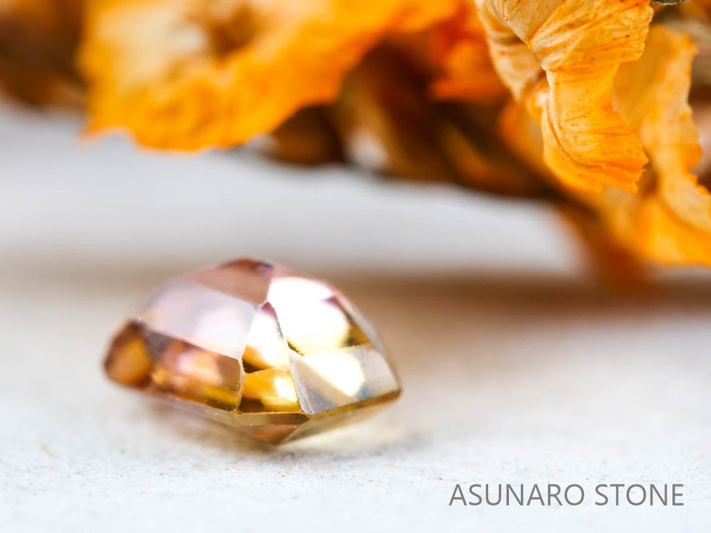 バイカラートルマリン エメラルドカット ルワンダ産  0.5ct【211223-571】