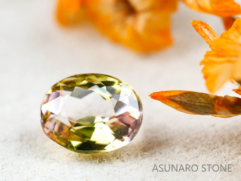 フルーティートルマリン オーバルカット ルワンダ産  0.48ct【211223-572】