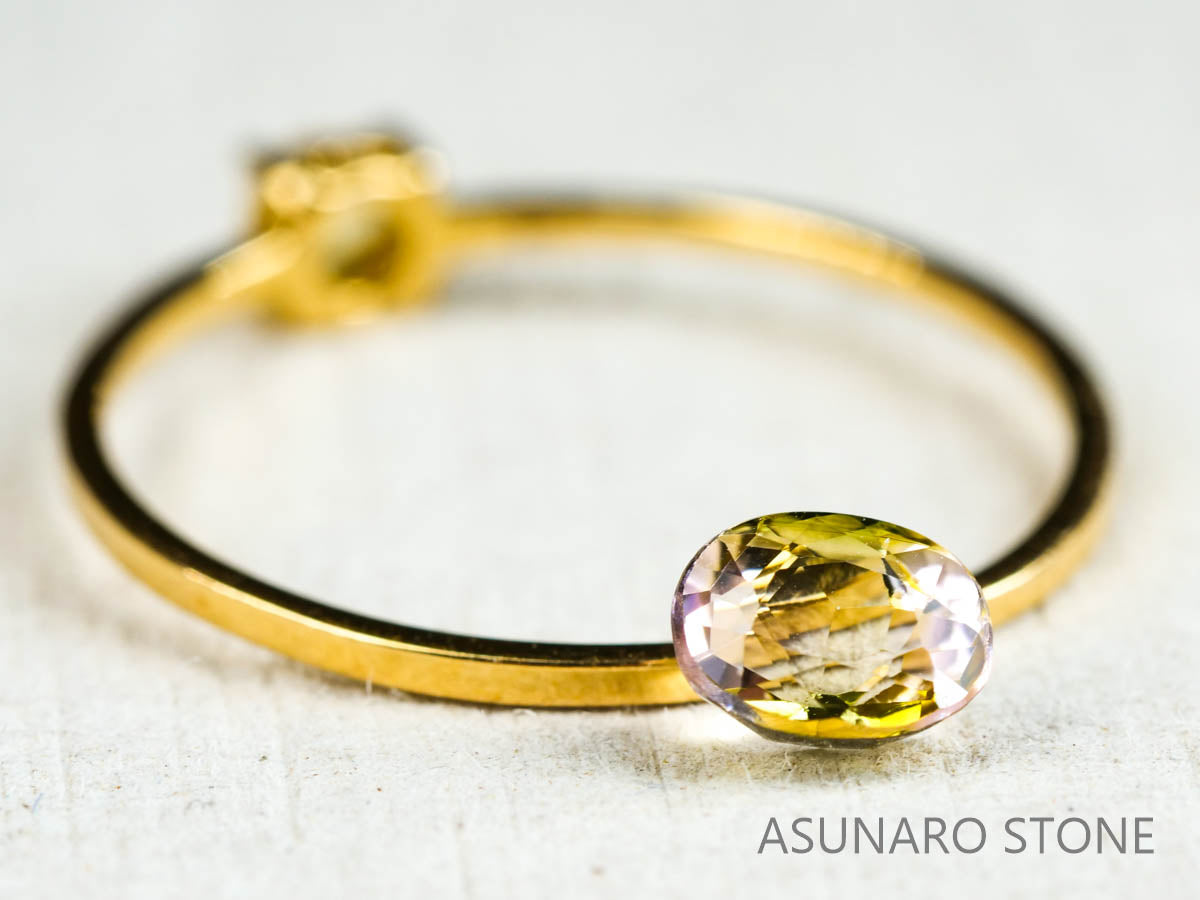 フルーティートルマリン オーバルカット ルワンダ産  0.48ct【211223-572】