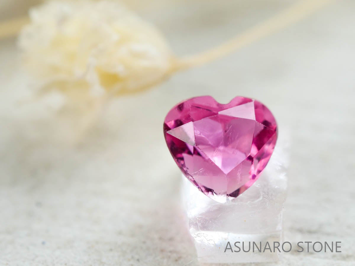 ピンクトルマリン ハートカット ルワンダ産  0.21ct【211220-562】