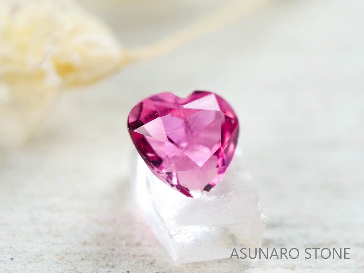 ピンクトルマリン ハートカット ルワンダ産  0.21ct【211220-562】