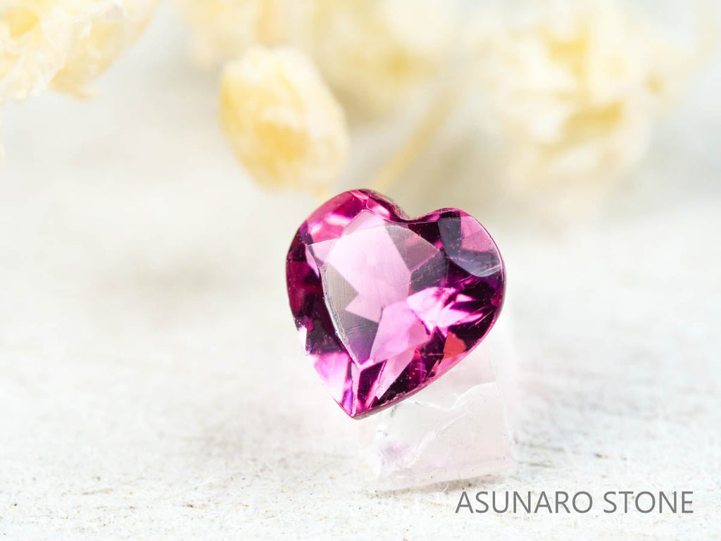 ピンクトルマリン ハートカット ルワンダ産  0.39ct【211220-563】