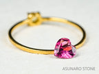 ピンクトルマリン ハートカット ルワンダ産  0.39ct【211220-563】