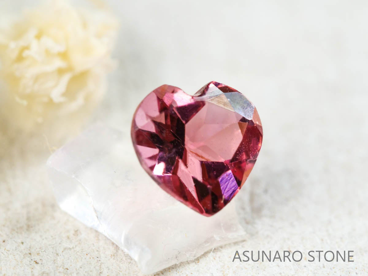 ピンクトルマリン ハートカット ルワンダ産  0.40ct【211220-564】