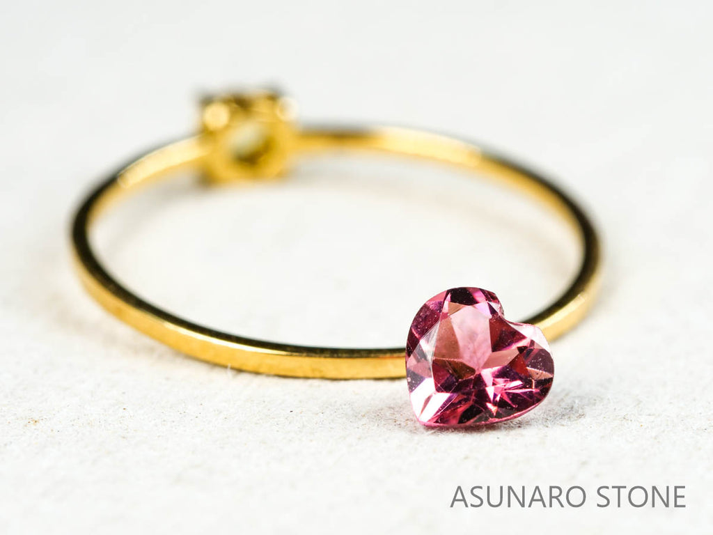 ピンクトルマリン ハートカット ルワンダ産  0.40ct【211220-564】