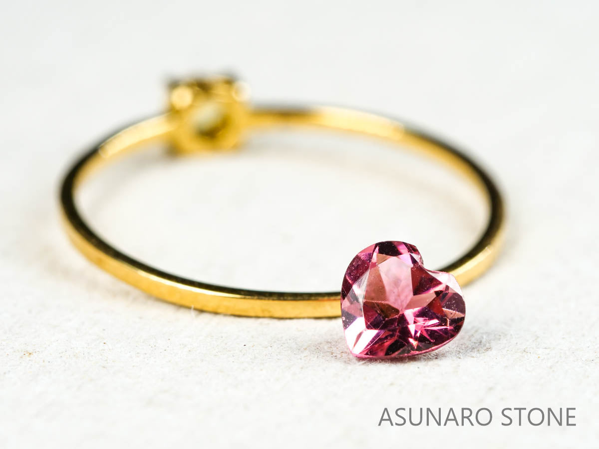 ピンクトルマリン ハートカット ルワンダ産  0.40ct【211220-564】