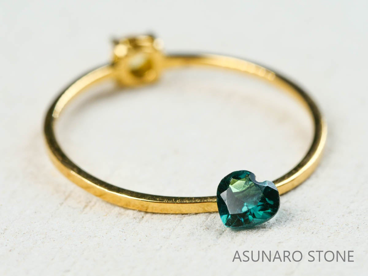 ブルートルマリン ハートカットアフガニスタン産  0.21ct【211223-574】