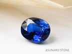 非加熱ロイヤルブルーサファイア 　オーバルカット スリランカ産　0.52ct　AIGS鑑別書付【220104-276】