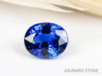 非加熱ロイヤルブルーサファイア 　オーバルカット スリランカ産　0.61ct　AIGS鑑別書付【220104-278】