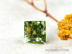 ルドウィジャイトインペリドット　スクエアカット　パキスタン産   0.47ct【211224-257】