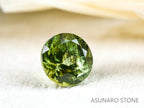 ルドウィジャイトインペリドット　ラウンドカット　パキスタン産   1.15ct【211224-258】