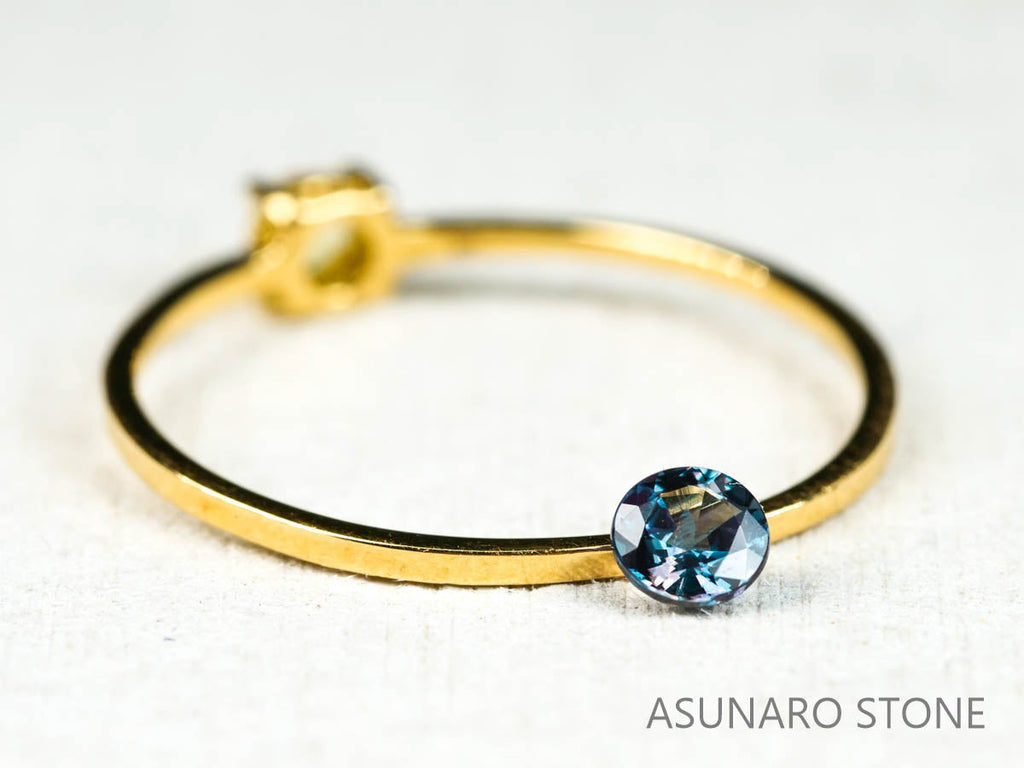 アレキサンドライト　ラウンドカット　 ブラジル産　0.18ct【220119-586】