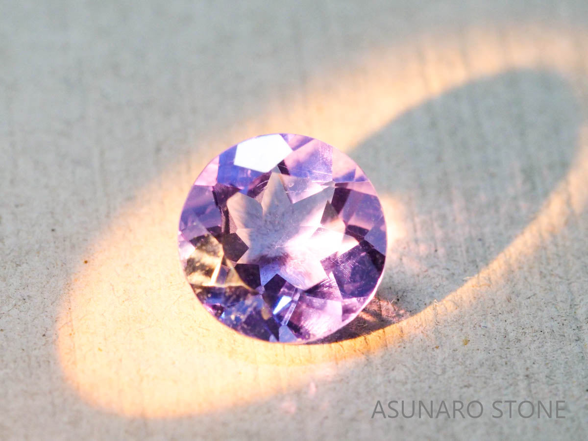 カラーチェンジフローライト ラウンドカット イギリス産 3.10ct【220117-330】