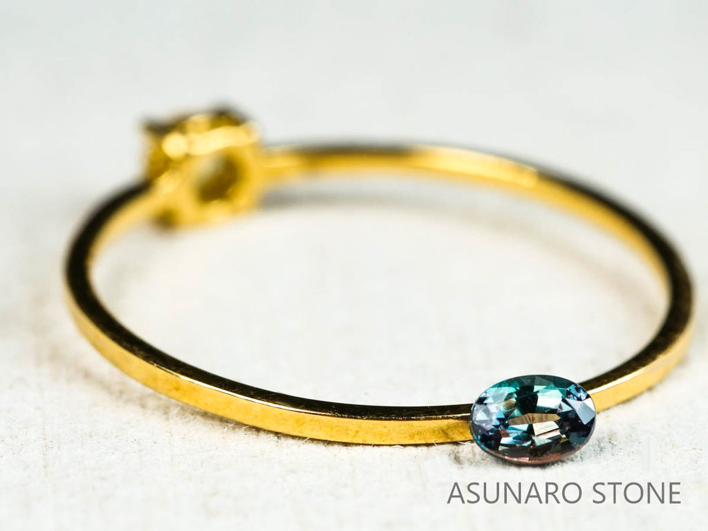 アレキサンドライト　オーバルカット　 ブラジル産　0.14ct【220119-591】