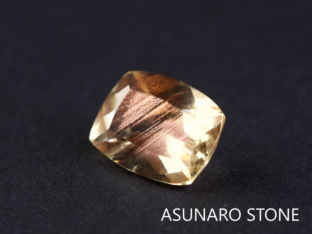 オレゴンサンストーン クッションカット アメリカ産 1.58ct【220107-418】