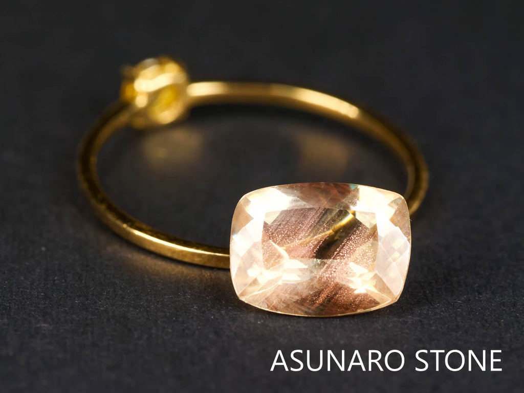 オレゴンサンストーン クッションカット アメリカ産 1.58ct【220107-418】