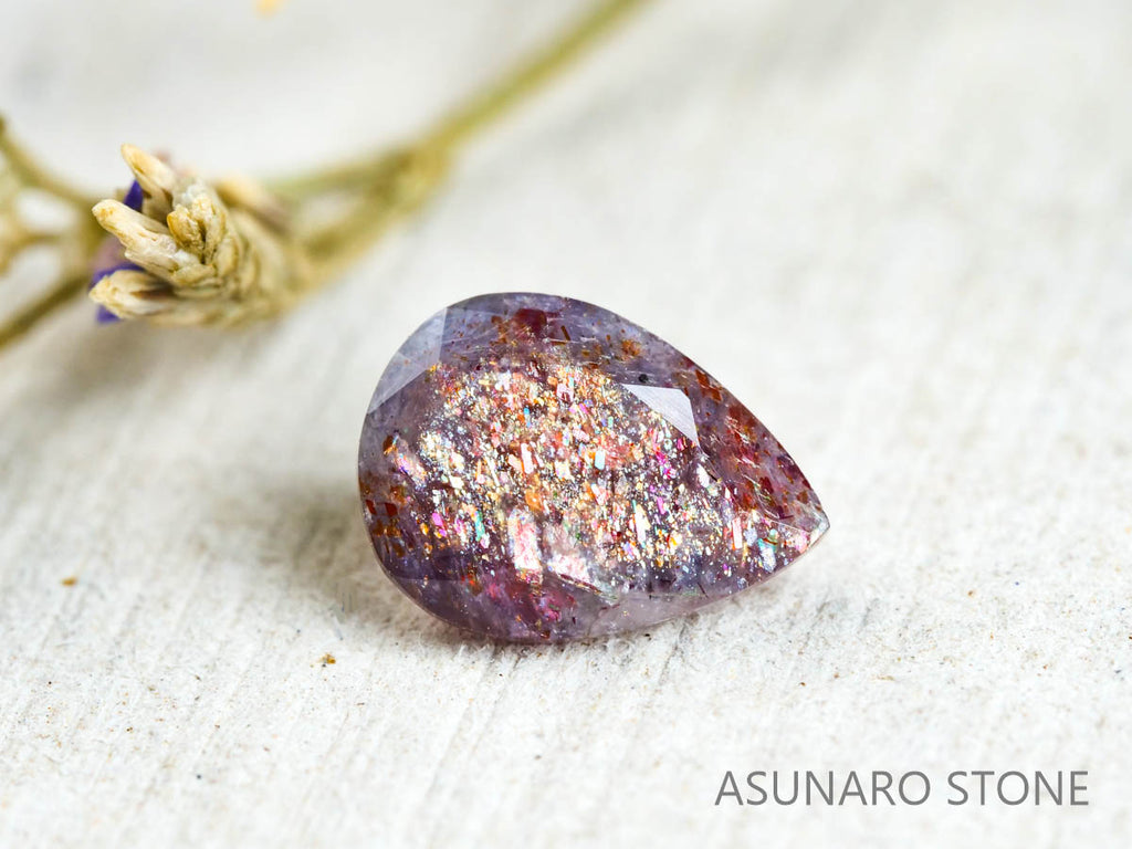 ブラッドショットアイオライト ペアシェイプカット インド産1.09ct【211224-211】