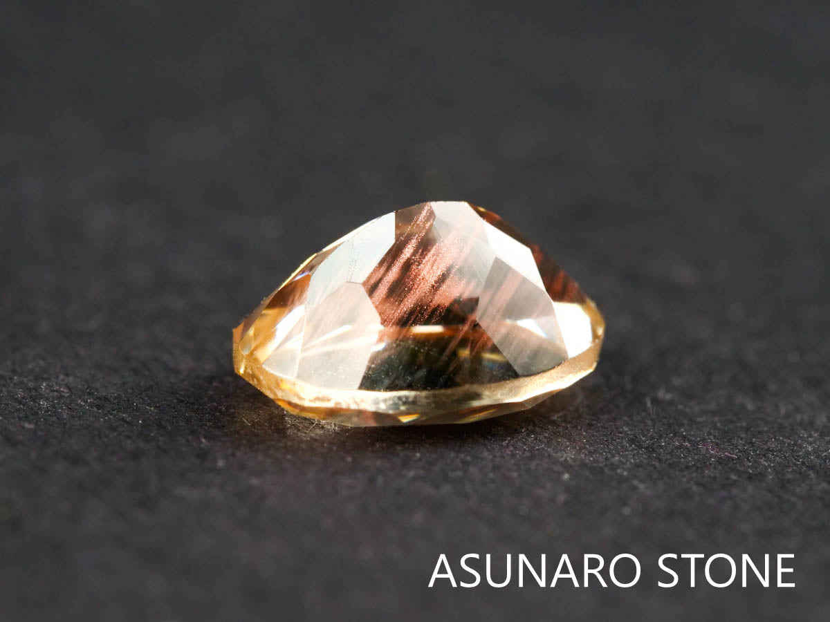 オレゴンサンストーン オーバルカット アメリカ産 1.22ct【220107-421】