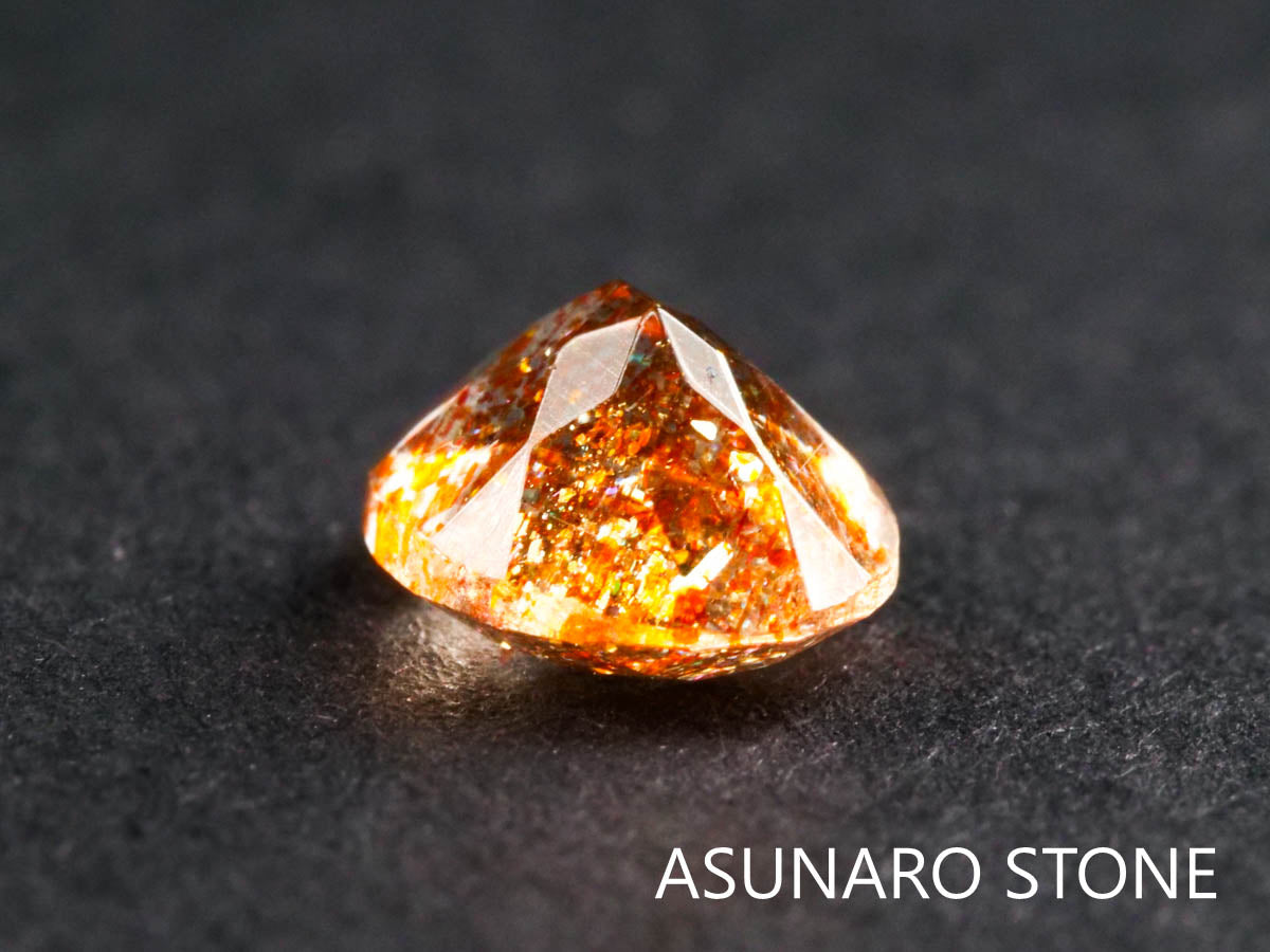 イリュージョンサンストーン  オーバル インド産  1.00 ct  き【220111-500】