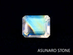アンデシンラブラドライト  エメラルドカット　インド産　　0.41ct【220111-224】