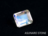 アンデシンラブラドライト  エメラルドカット　インド産　　0.35ct【220112-226】