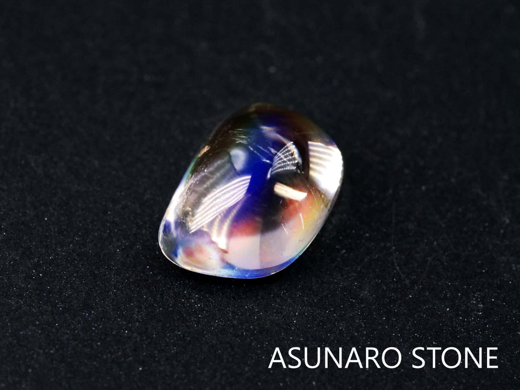 アンデシンラブラドライト  カボション　マダガスカル産　　0.65ct【220112-230】