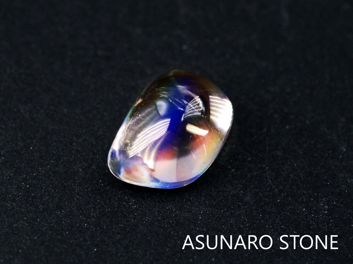 アンデシンラブラドライト  カボション　マダガスカル産　　0.65ct【220112-230】