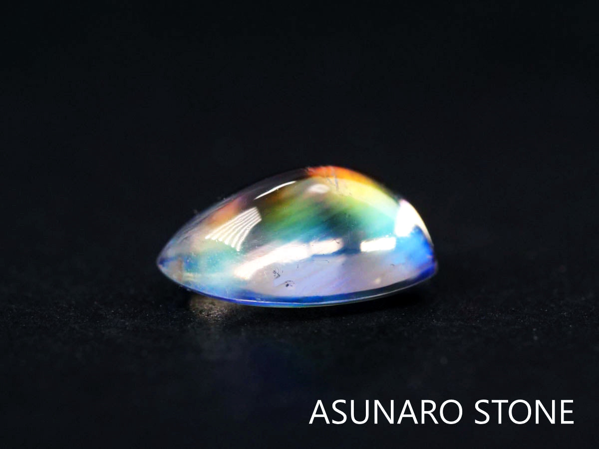 アンデシンラブラドライト  カボション　マダガスカル産　　0.65ct【220112-230】