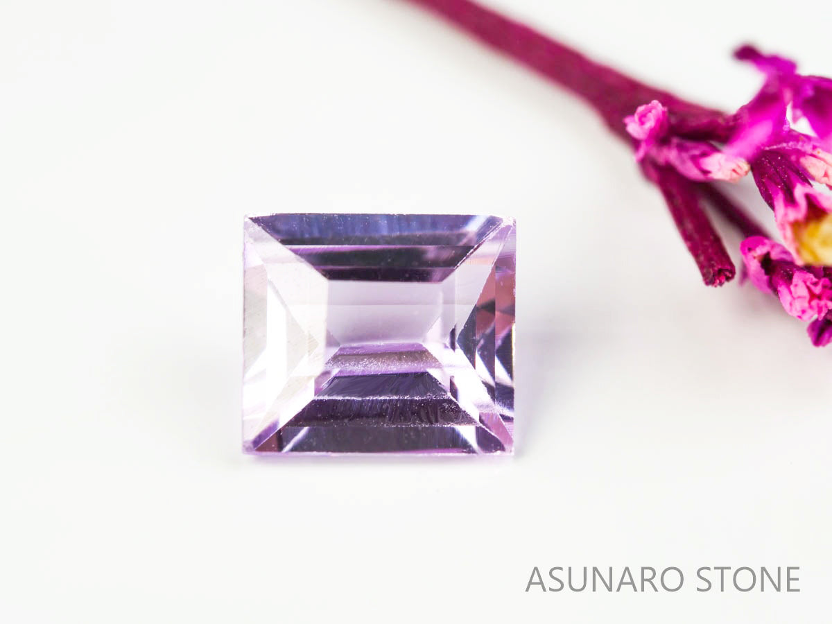 ピンクサファイア 　スクエアカット スリランカ産　0.46ct【211124-577】