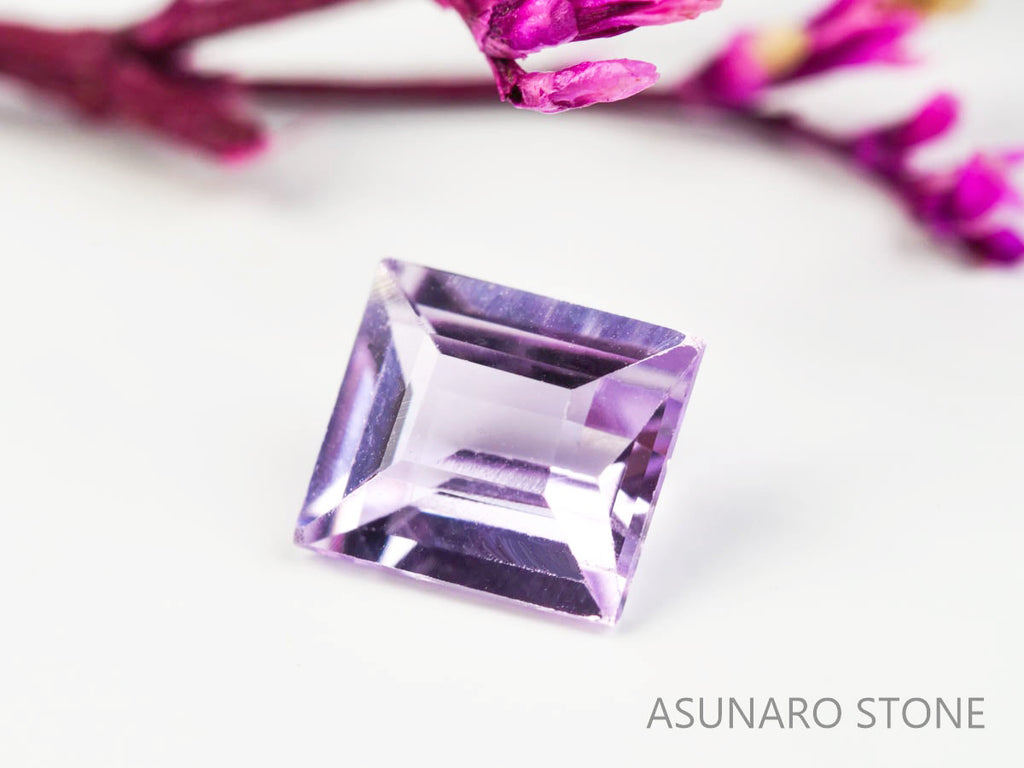 ピンクサファイア 　スクエアカット スリランカ産　0.46ct【211124-577】