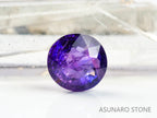 パープルサファイア  ラウンドカット スリランカ産　0.56ct【211124-578】
