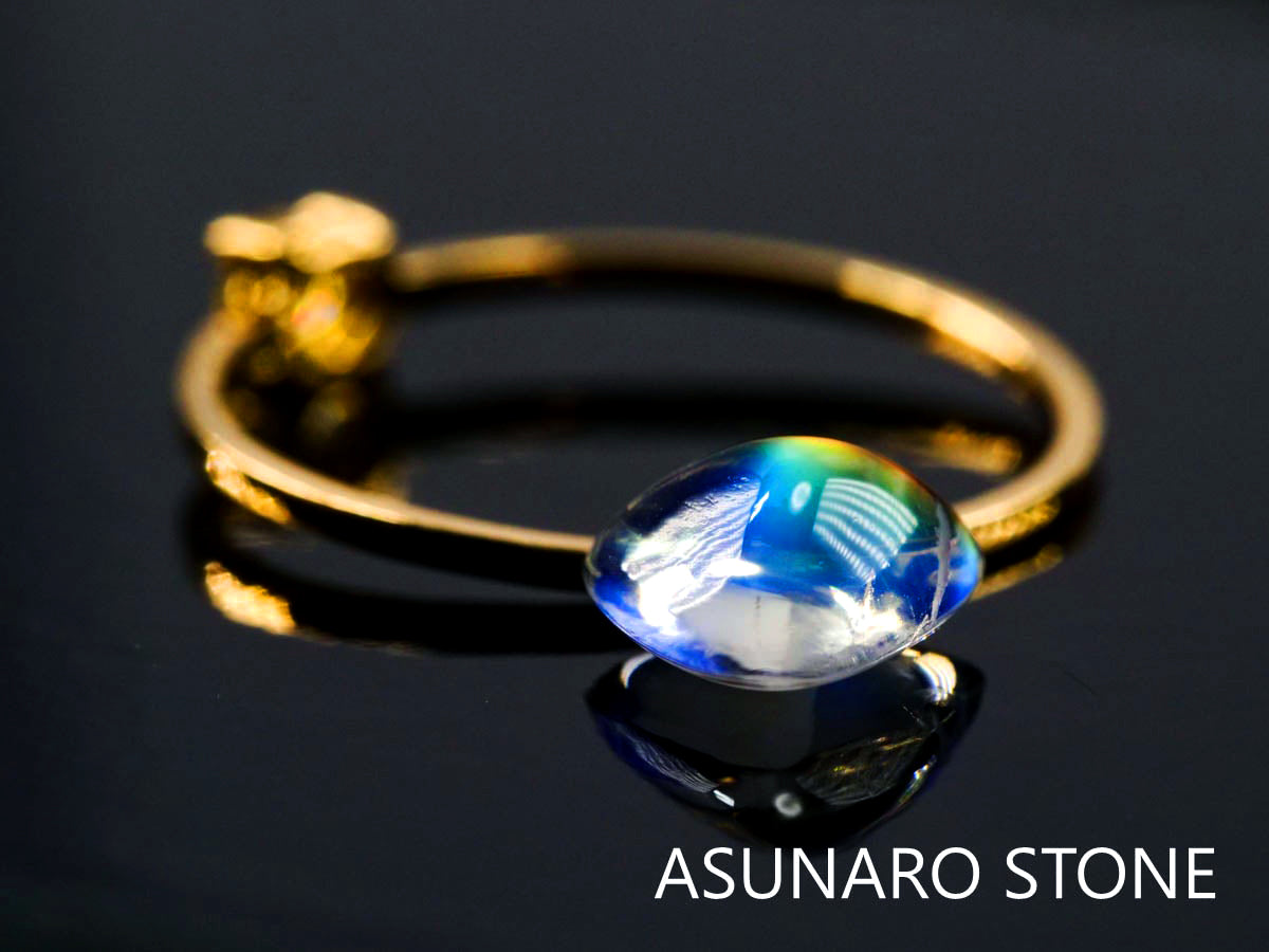 アンデシンラブラドライト  カボション　マダガスカル産　　1.25ct【220112-235】